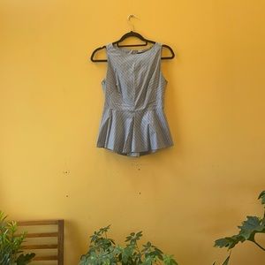 Size 0 Banana Republic peplum top